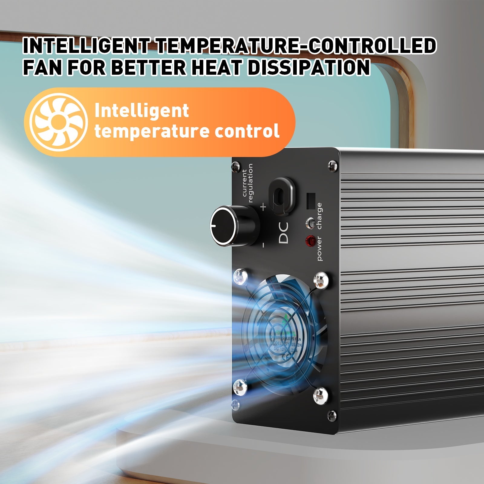 Suraziki 67.2V 1-15A justerbar litiumbatterioplader til 16S 59,2V Li-Ion/Ternære Lithium/Polymer Batterier, Ebike Scooter Batterioplader